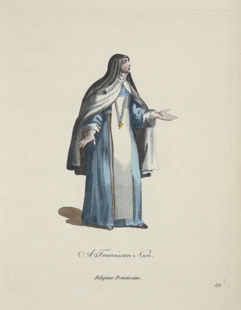 En franciskanernunna av Charles Grignion
