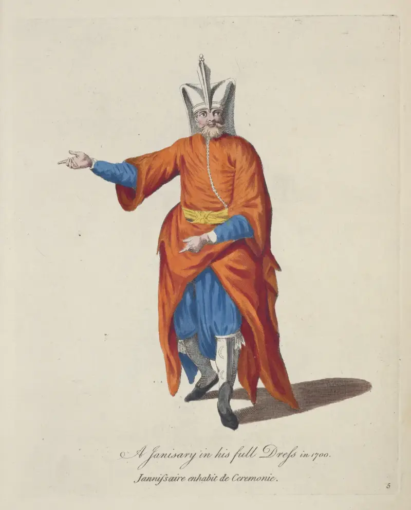 En janitsjar i full skrud 1700 av Charles Grignion