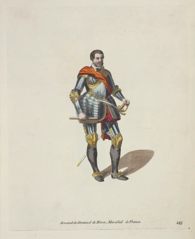 Armand de Gontaud de Biron, marskalk av Frankrike av Charles Grignion