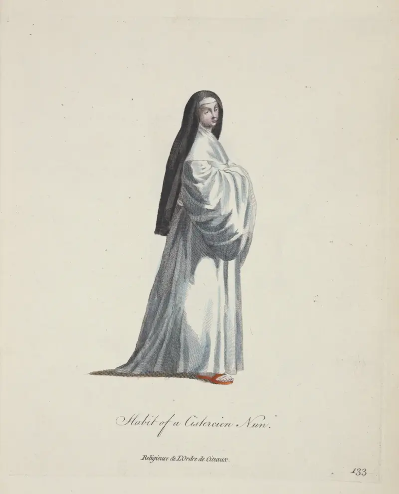 Strój mniszki cysterskiej, Charles Grignion