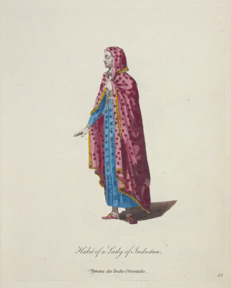 Tracht einer Dame aus Hindustan. Femme des Indes Orientales 5 von Charles Grignion