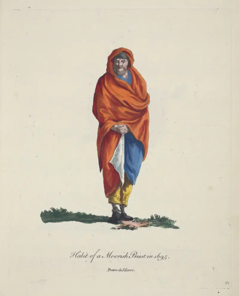 Strój kapłana mauretańskiego z 1695 roku, Charles Grignion