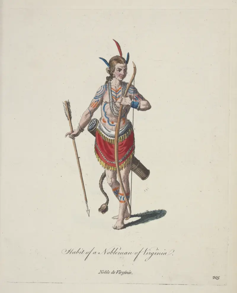 Tracht eines Adligen aus Virginia von Charles Grignion