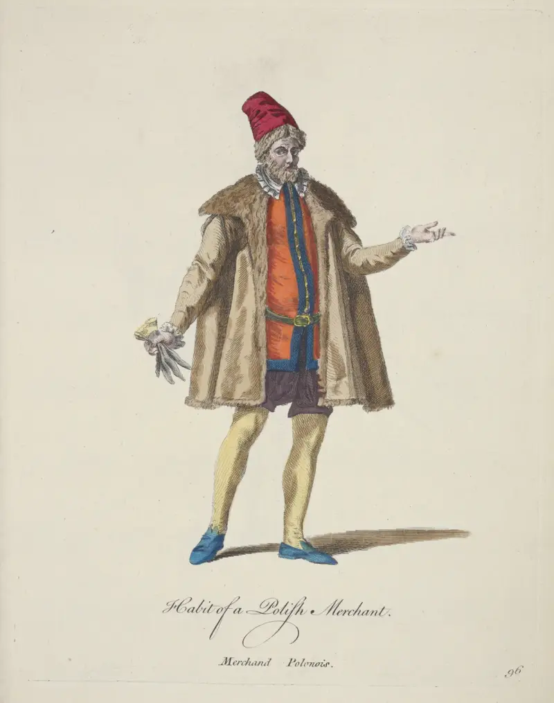 Dräkt för en polsk köpman av Charles Grignion