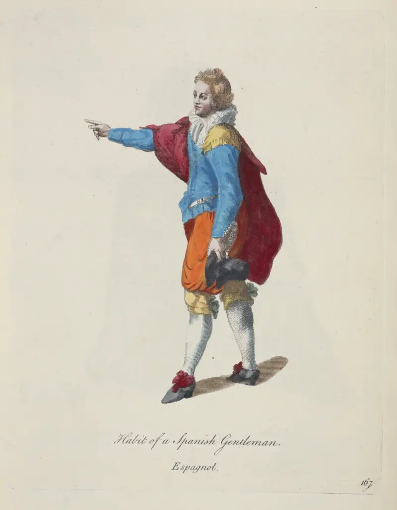 Spansk herres dräkt av Charles Grignion