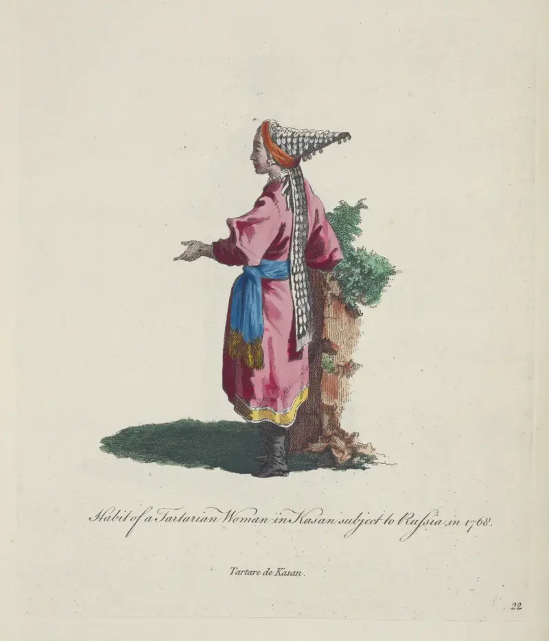 Tatarka z Kazania pod panowaniem rosyjskim w 1768 roku, Charles Grignion