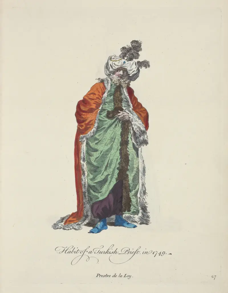 Tracht eines türkischen Priesters, 1749 (Prestre de la loy) von Charles Grignion