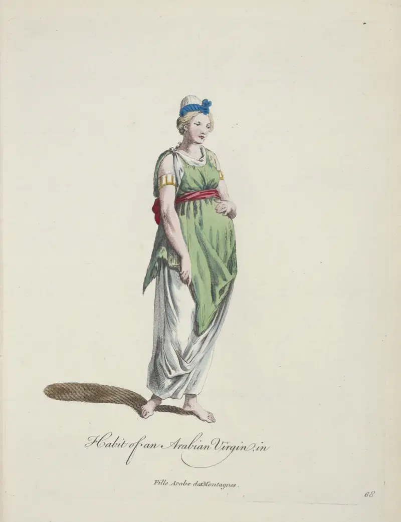 Tracht einer arabischen Jungfrau von Charles Grignion