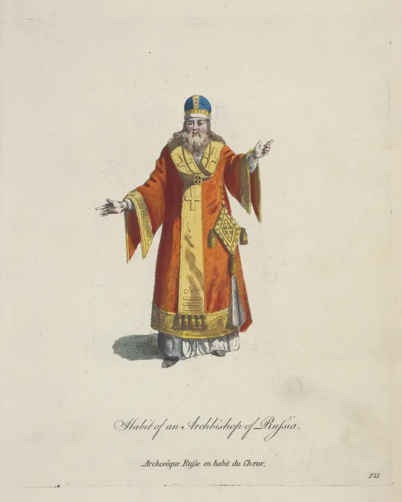Strój arcybiskupa Rosji, Charles Grignion