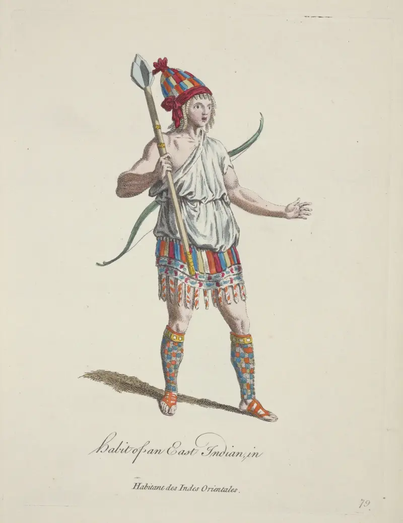 Dräkt från Ostindien av Charles Grignion