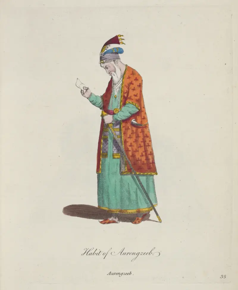 Habit of Aurengzeeb. Aurengzeeb. av Charles Grignion