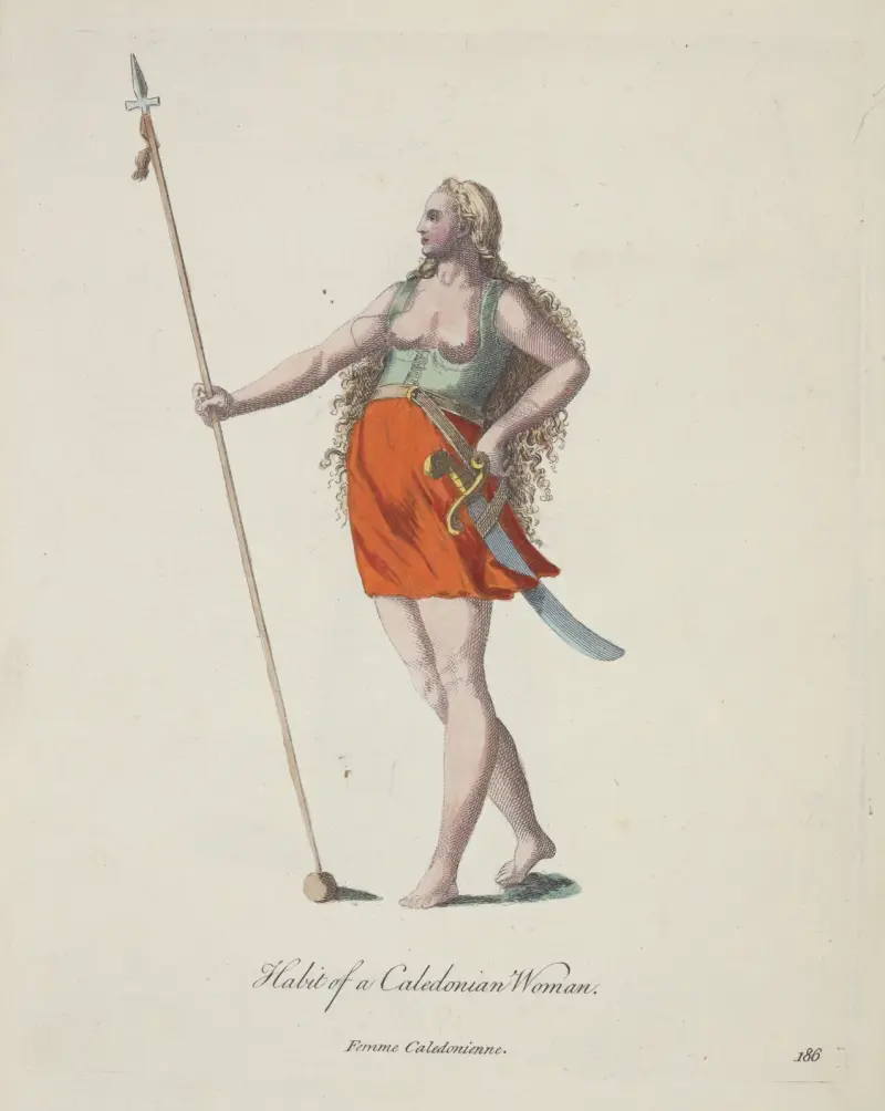 Kaledonská žena, Charles Grignion