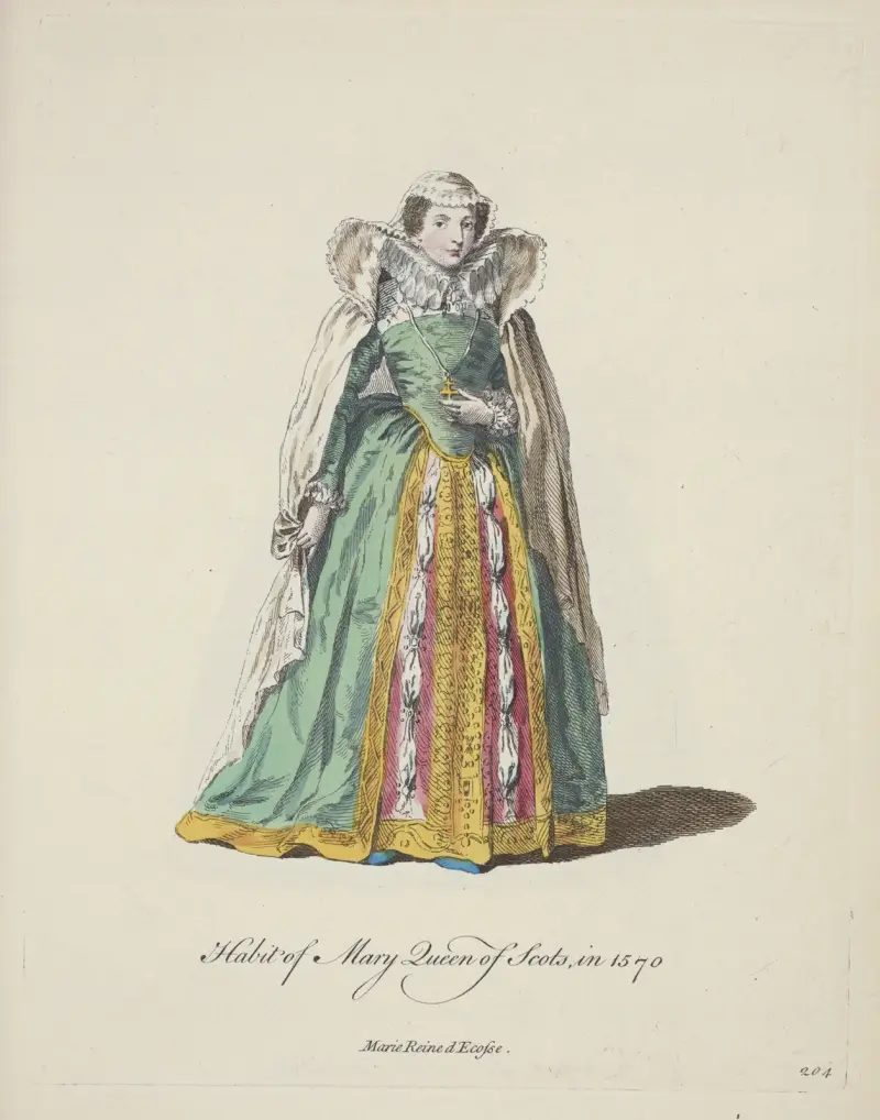 Kroj Marie Stuartovny z roku 1570, Charles Grignion