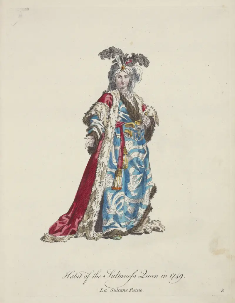 Sultaninnans dräkt 1749 av Charles Grignion