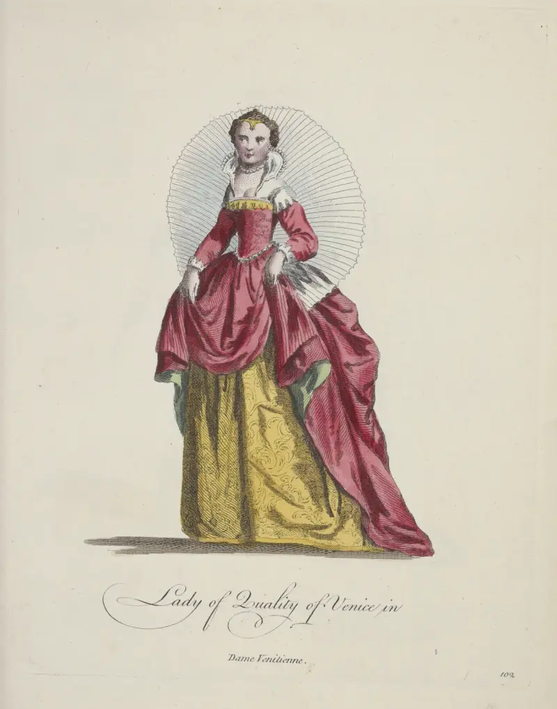 Dame från Venedig av Charles Grignion