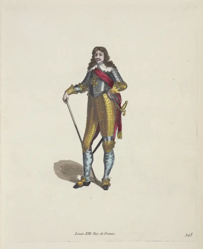 Ludwig XIII., König von Frankreich von Charles Grignion