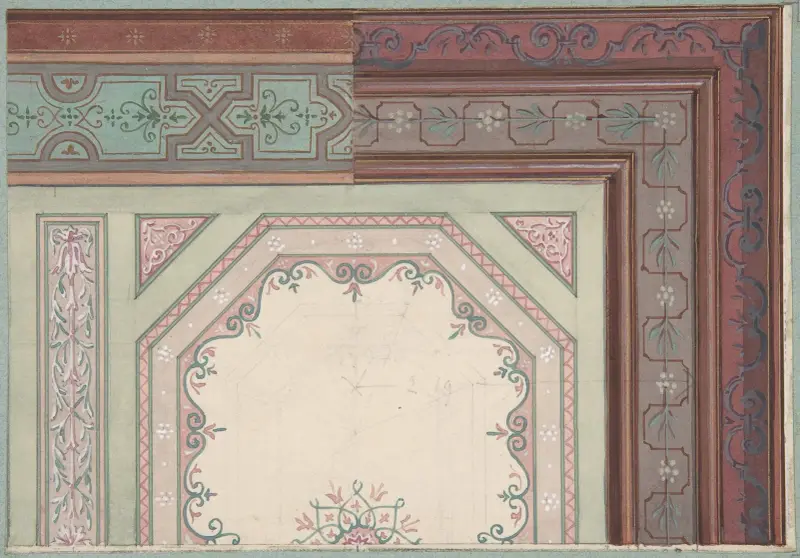 Takdesign, Castle Blayney av Jules-Edmond-Charles Lachaise