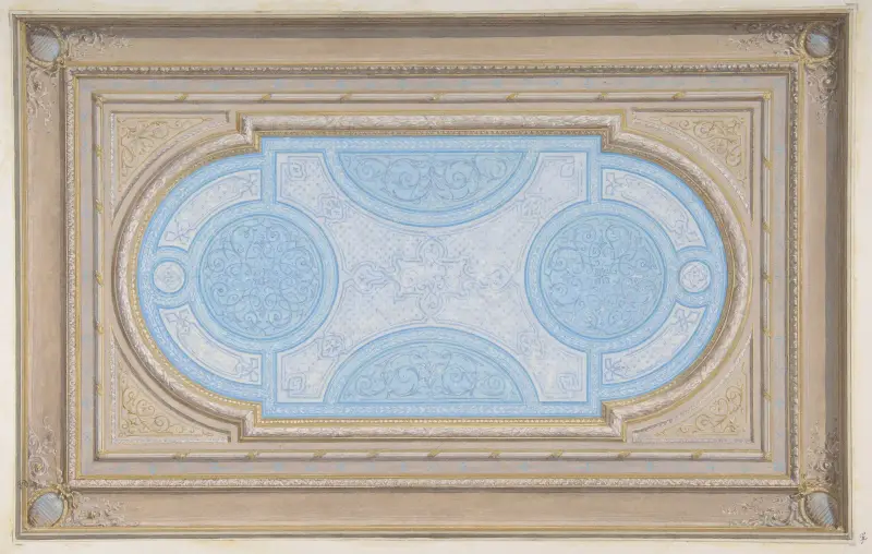 Takutsmyckning med filigranmönster av Jules-Edmond-Charles Lachaise
