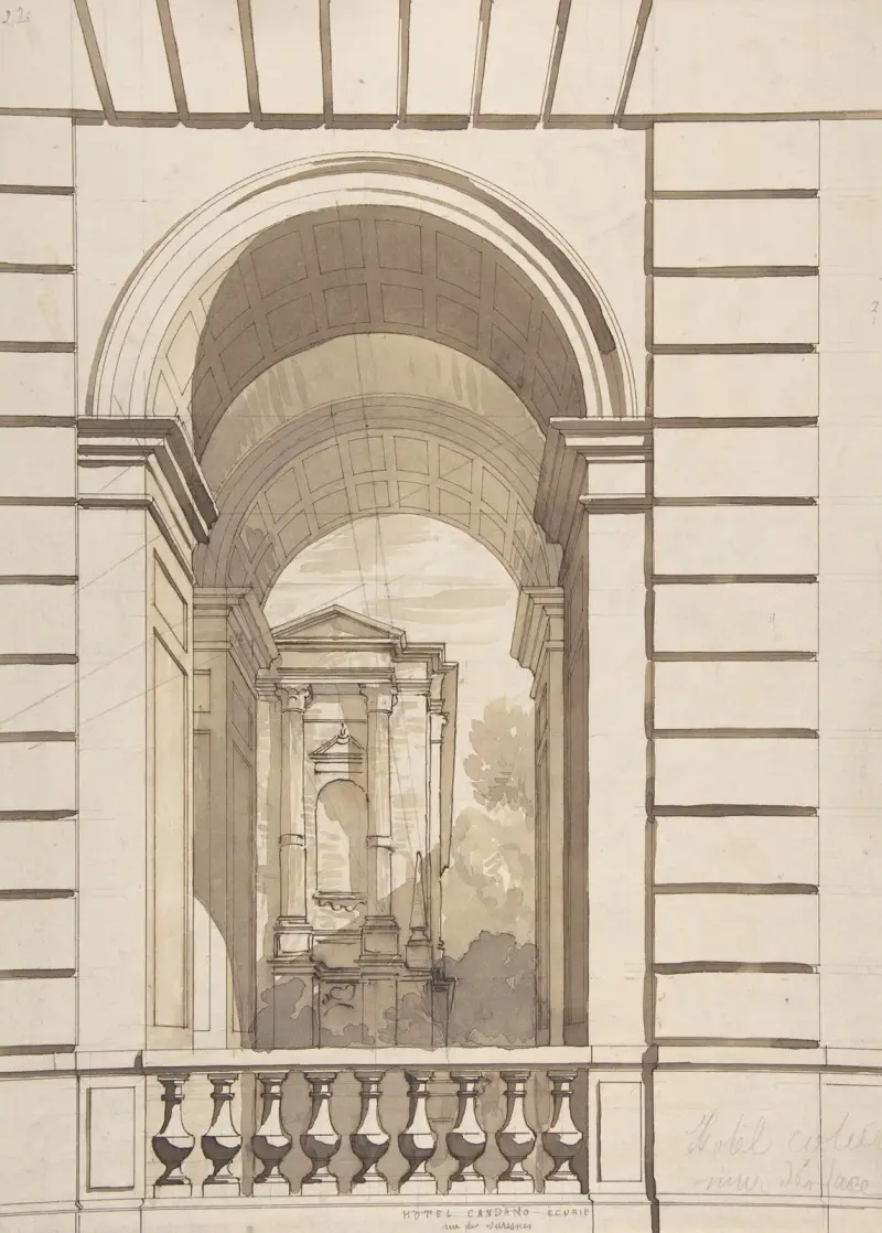 Design för stabila valv, Hôtel Candamo av Jules-Edmond-Charles Lachaise