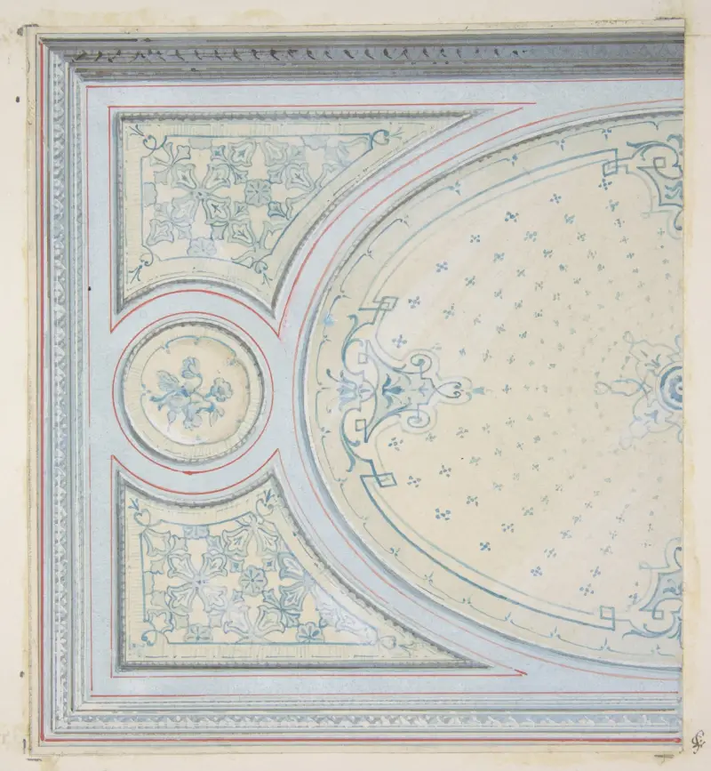 Takdekoration av Jules-Edmond-Charles Lachaise