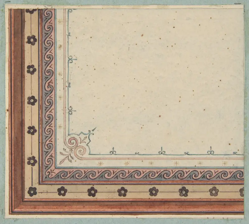 Design för takdekor (1800-talet) av Jules-Edmond-Charles Lachaise