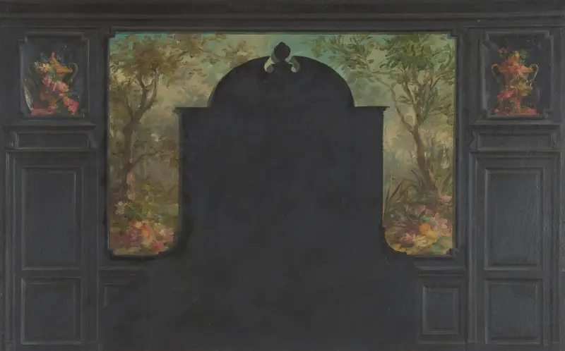 Förslag till utsmyckning av matsalen, 20 rue Matignon (1800-talet) av Jules-Edmond-Charles Lachaise