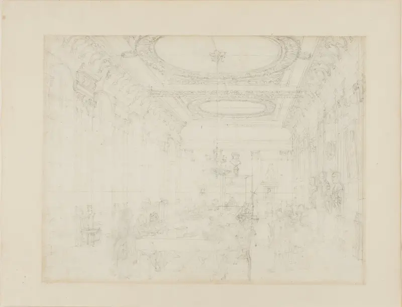 Studie för College of Physicians, ur Microcosm of London av Augustus Charles Pugin