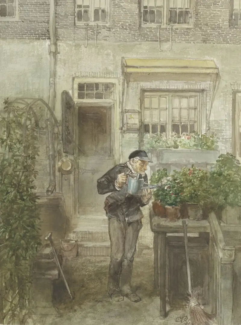 De bloemenliefhebber av Charles Rochussen