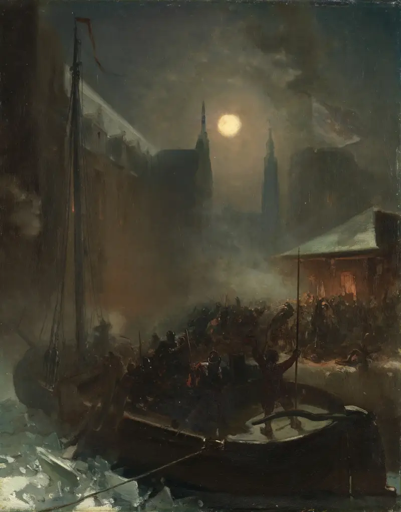Turfskipet i Breda, anno 1590 av Charles Rochussen
