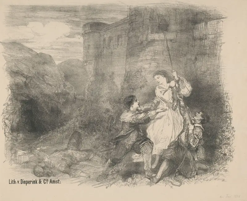 Scene from the ballet ‘Don José’ av Charles Rochussen