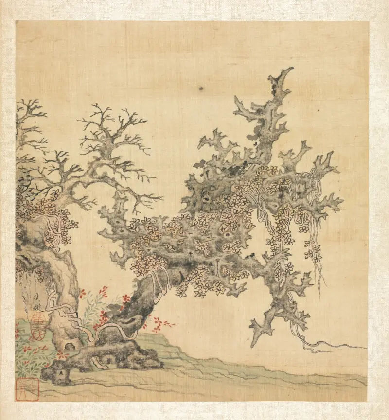 Stare drzewo, Chen Hongshou