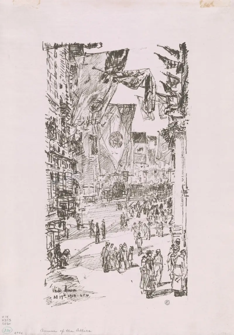 Avenue of the Allies von Childe Hassam
