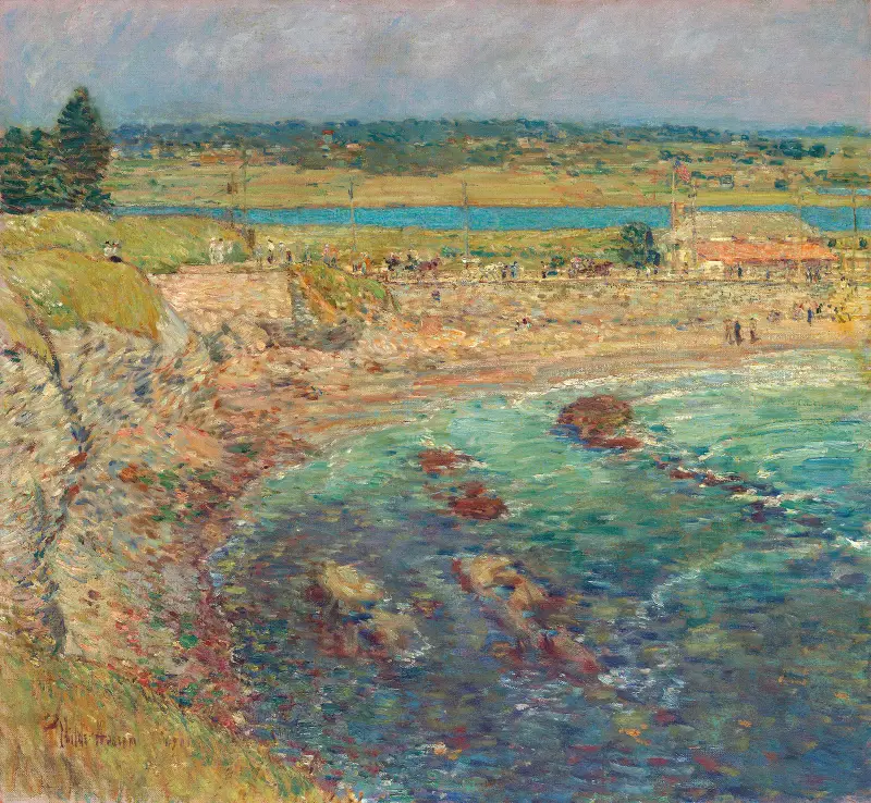 Bailey’s Beach, Newport, R.I. av Childe Hassam