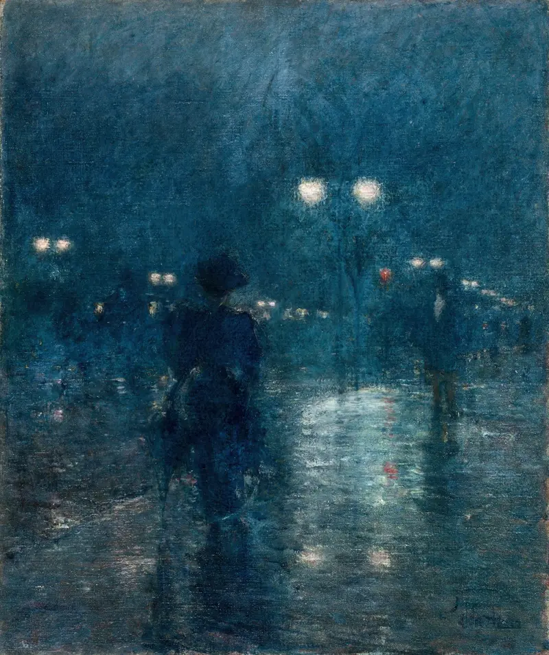 Fifth Avenue Nocturne von Childe Hassam