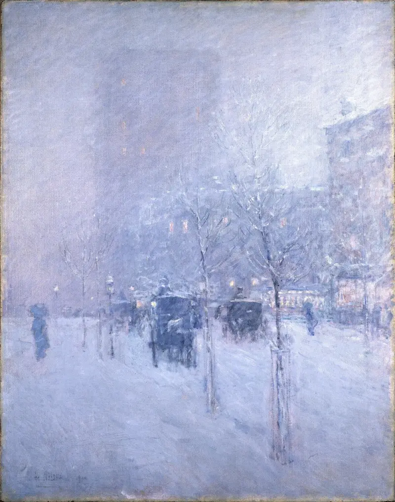 Late Afternoon, New York, Winter av Childe Hassam