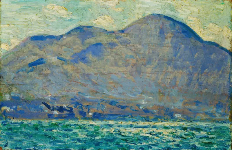 Mount Beacon vid Newburgh av Childe Hassam