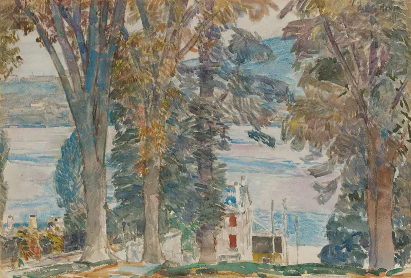 Newburgh, New York av Childe Hassam