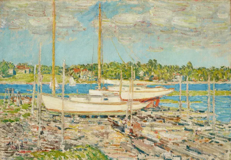 Der Hafen von Childe Hassam
