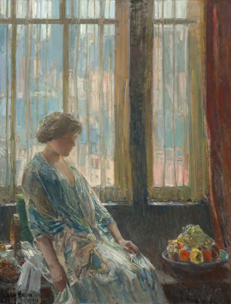 Das New Yorker Fenster von Childe Hassam