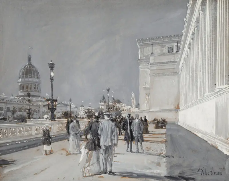 Världsutställningen i Chicago av Childe Hassam