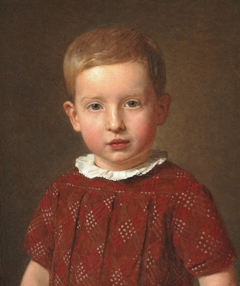 Schulleiter J. Krohn als Kind von Christen Købke