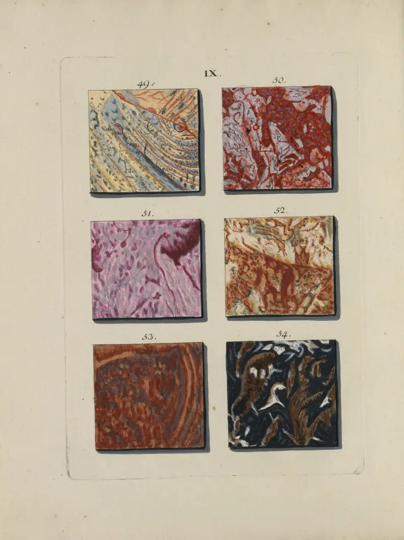 Afbeelding der marmor soorten Pl.022 av Jan Christiaan Sepp