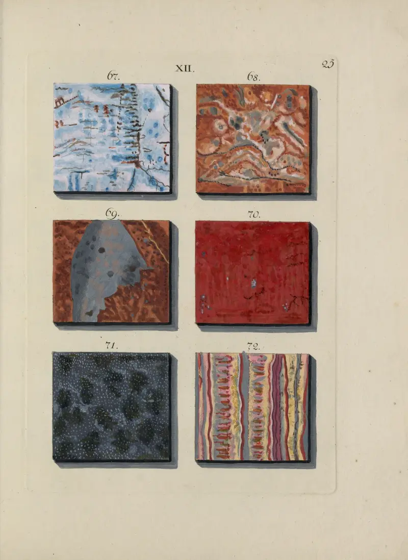 Afbeelding der marmor soorten Pl.025 av Jan Christiaan Sepp