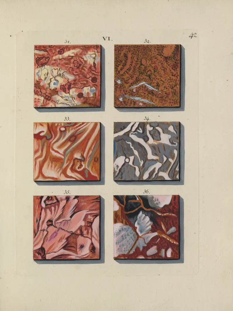 Afbeelding der marmor soorten Pl.042 av Jan Christiaan Sepp