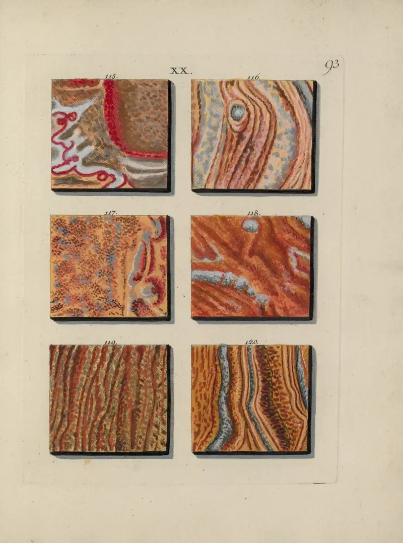 Afbeelding der marmor soorten Pl.093 av Jan Christiaan Sepp