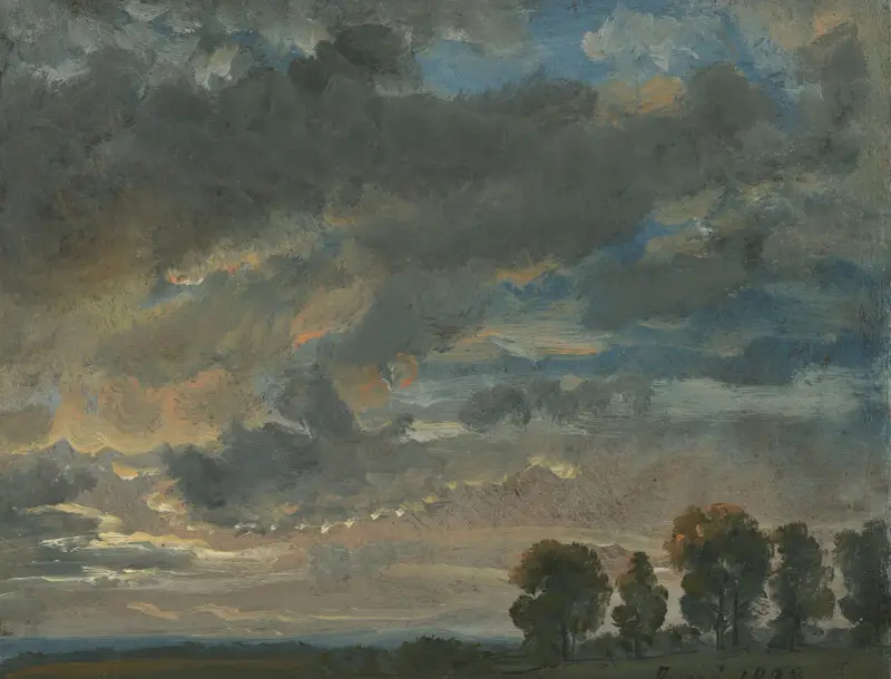 Abendwolken von Johan Christian Dahl