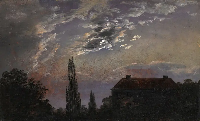 Månskenslandskap av Johan Christian Dahl