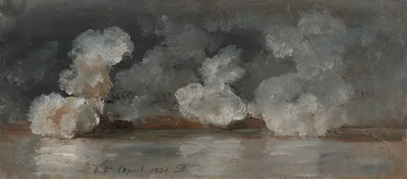 Smoke from Cannon Shots av Johan Christian Dahl