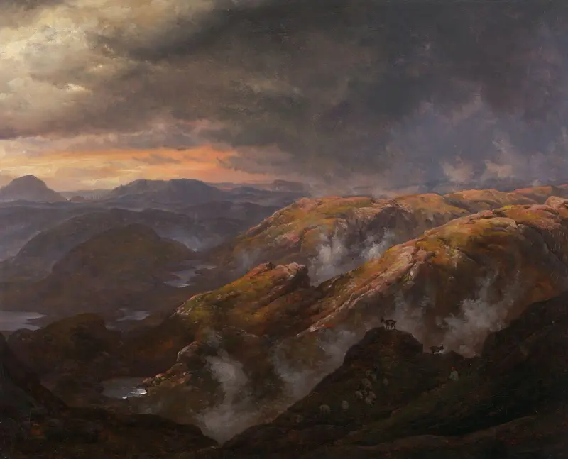 Utsikt från Lyshornet av Johan Christian Dahl