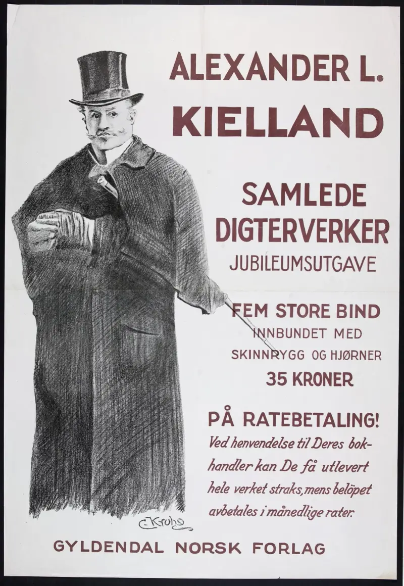 Alexander L. Kielland; Samlade dikter, jubileumsutgåva av Christian Krohg